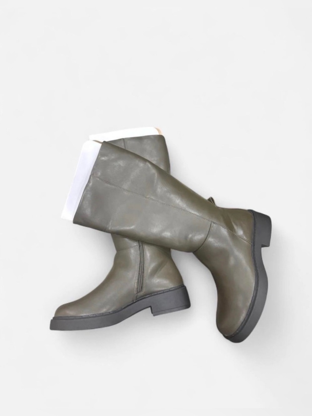 American Eagle Outfitters Olive Green Over-the-Knee Riding Boots